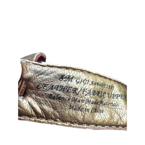 Sam Edelman Gigi Brown Croc Leather Sandals Black White Stripe Thong Flats 9M - Picture 3 of 3